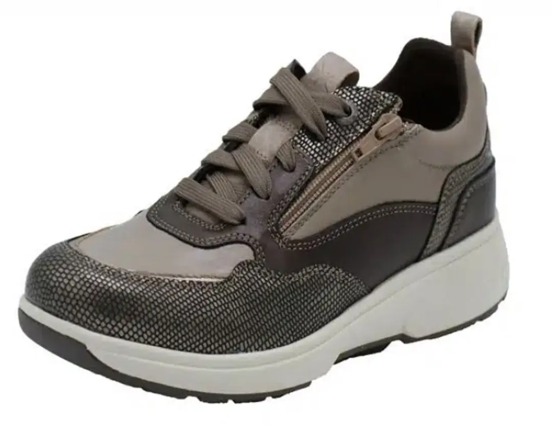 Xsensible Grenoble Stretchwalker Sneakers 43 - Bruin - afbeelding 2 van 6