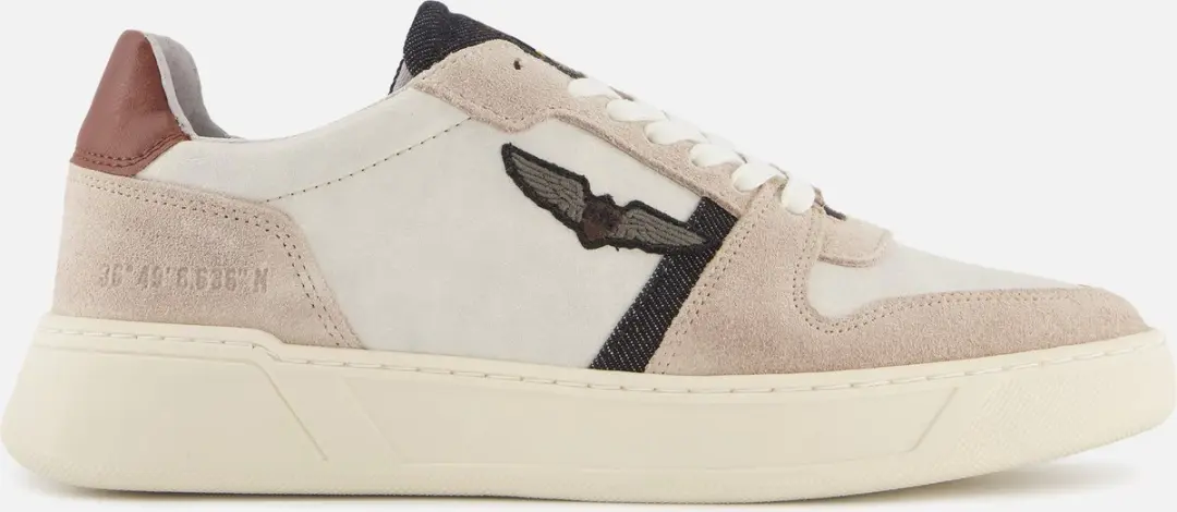 PME Legend Freightman Sneakers wit Imitatieleer