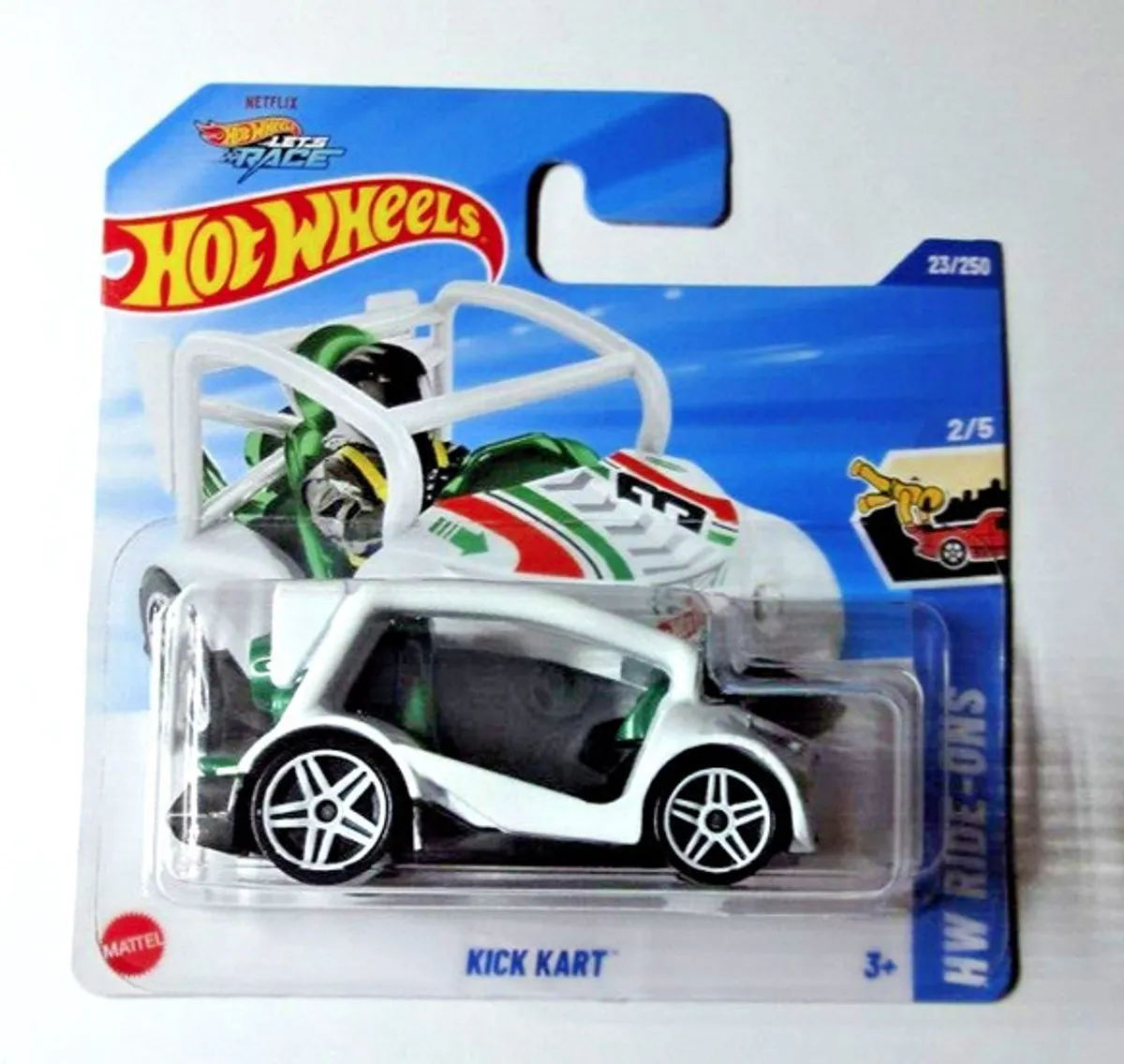 Hot Wheels Kick Kart White 21A