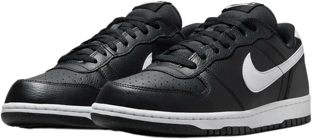 Nike Big Low Sneakers Heren 45 - Zwart/Wit - afbeelding 3 van 6