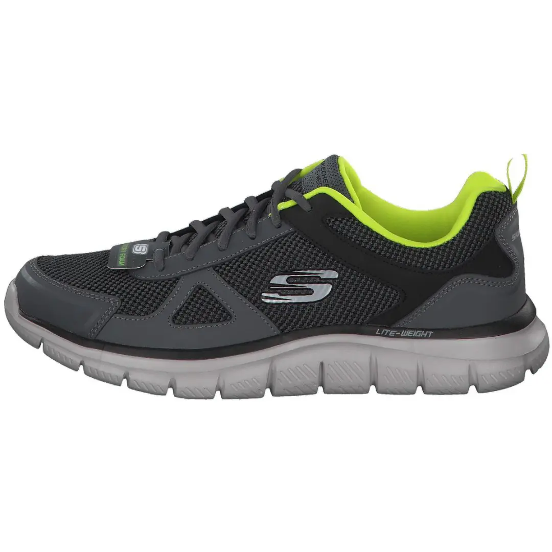 Skechers Bucolo Lage Sneakers 52630-CCLM - 45 - Zwart-Grijs