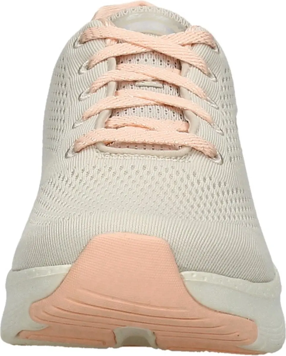 Skechers Arch Fit Big Appeal Dames Sneakers - Natural/Coral