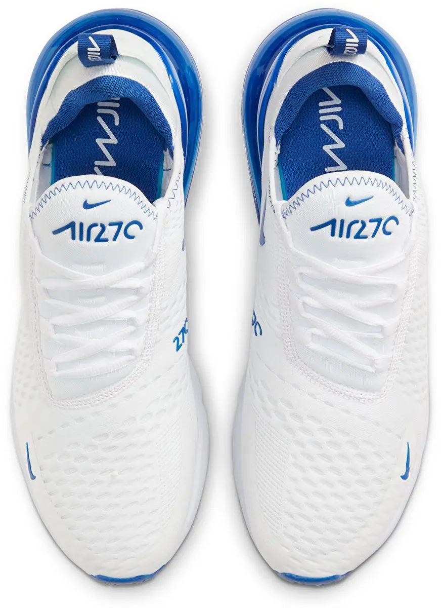 Nike Air Max 270 Sneakers - Heren - Wit/Blauw - afbeelding 4 van 6
