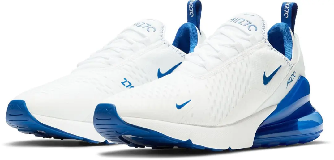 Nike Air Max 270 Sneakers - Heren - Wit/Blauw - afbeelding 3 van 6