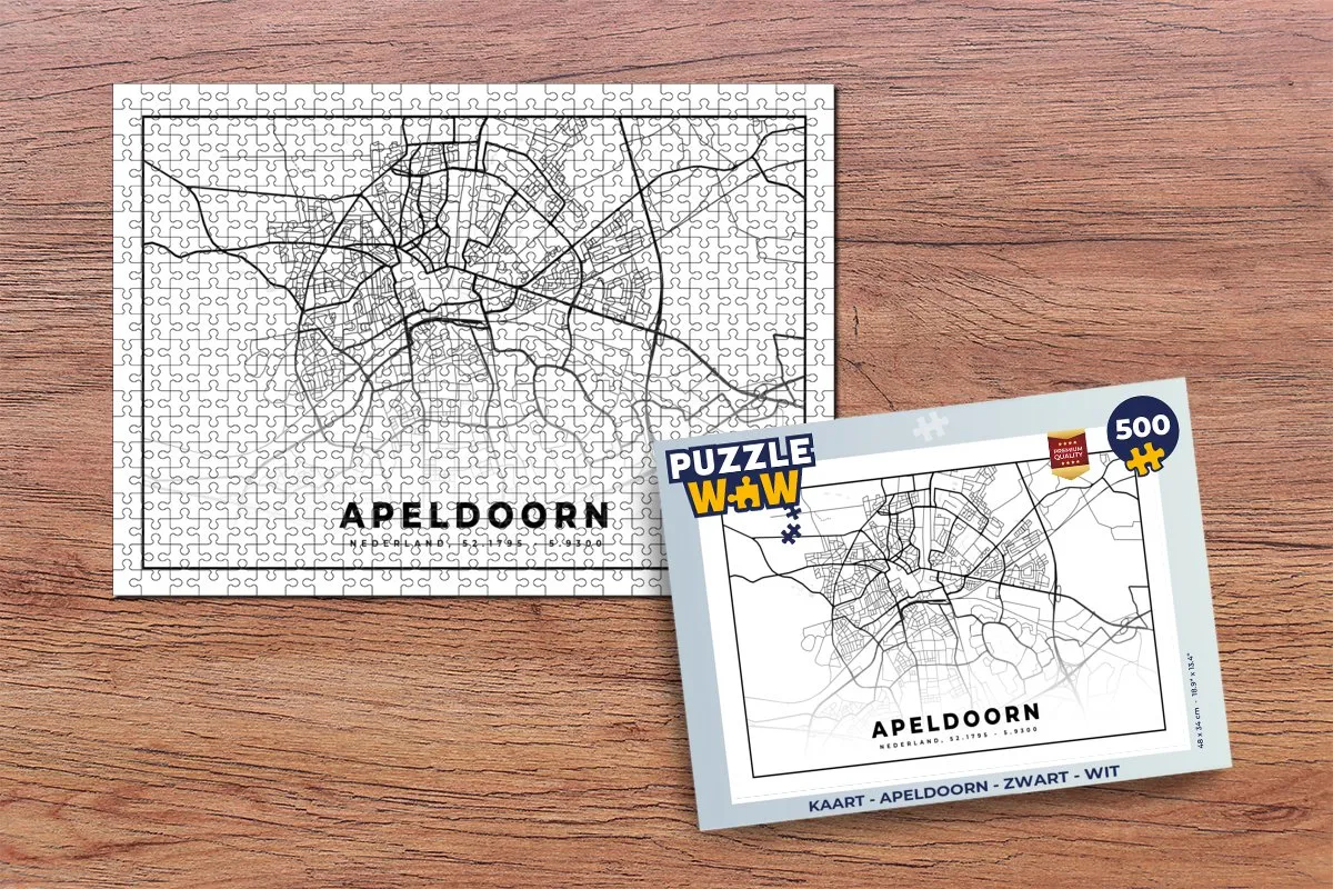 PuzzleWow Apeldoorn Legpuzzel 500 Stuks - Multicolor