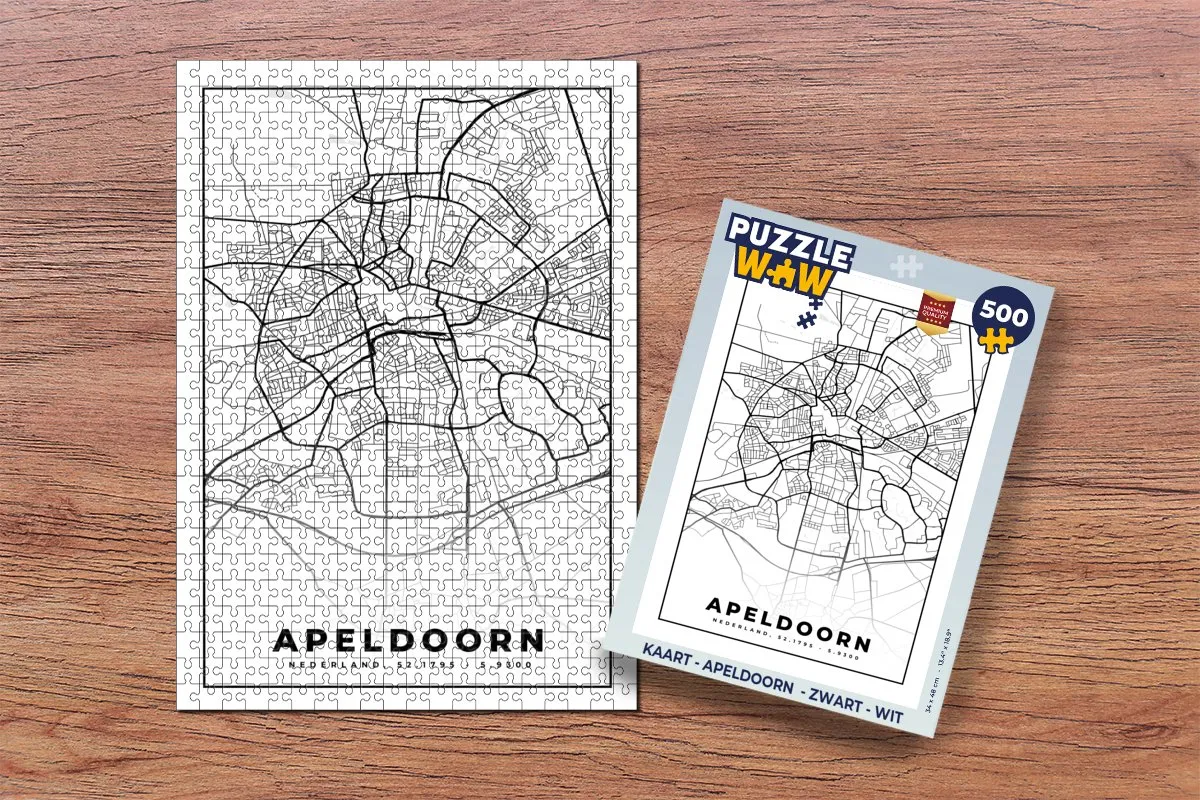 PuzzleWow Apeldoorn Legpuzzel 500 Stuks - Multicolor