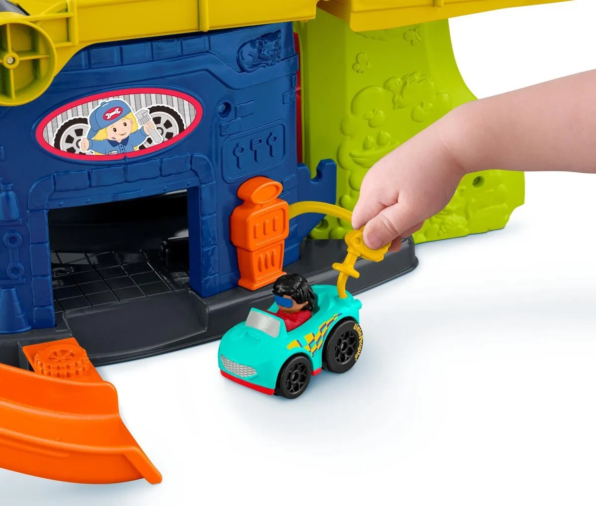 Fisher Price Little People Zit en Sta Wheelies Garage HBD77 - afbeelding 6 van 6
