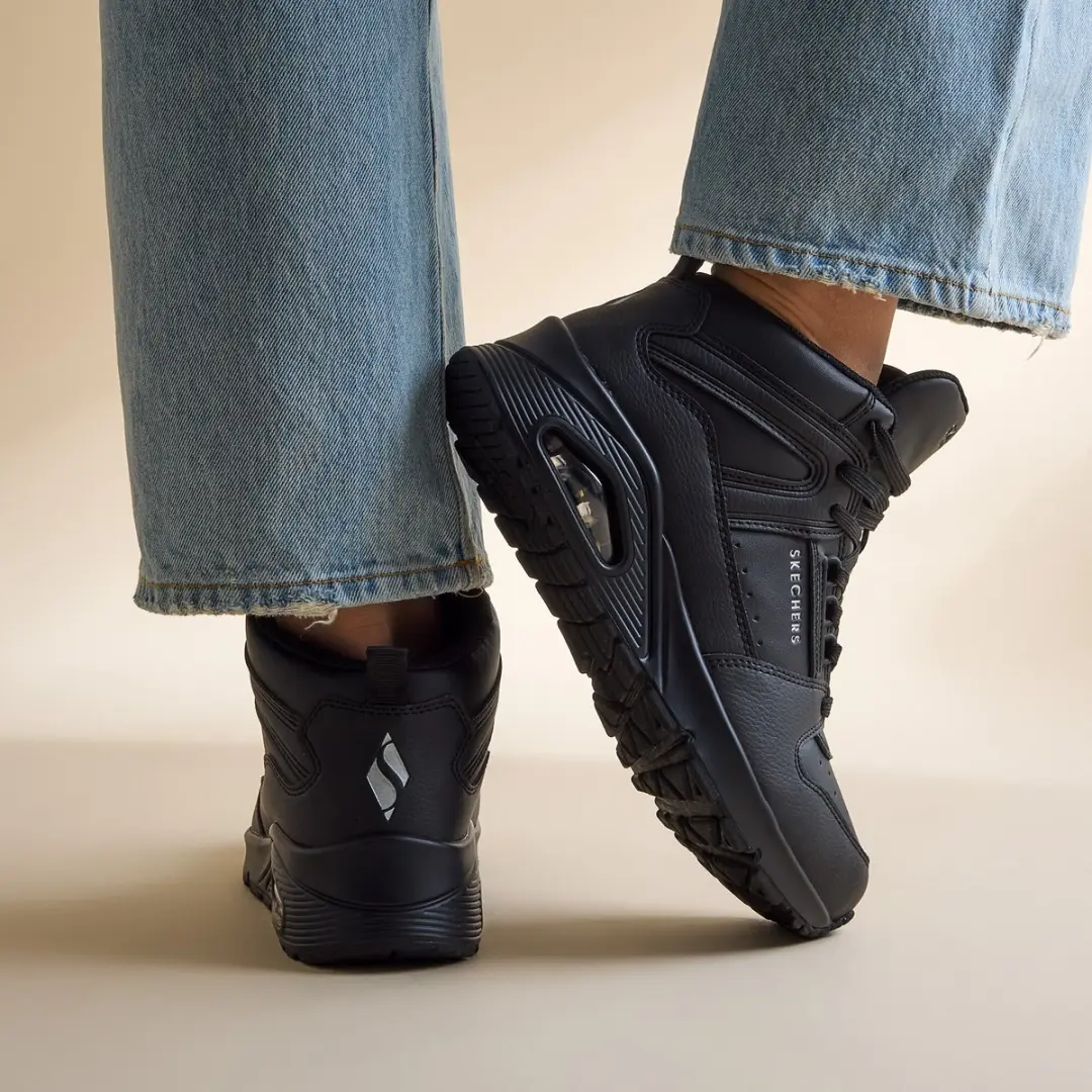 Skechers Uno-High Regards Dames Sneakers