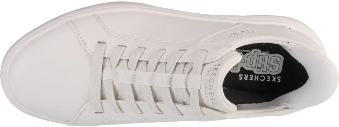 Skechers Court Break Suit Sneaker 183177-WHT - Wit - afbeelding 3 van 5