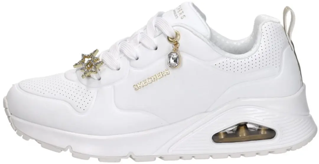 Skechers UNO GEN1 TRENDY JEWELS Meisjes Sneakers - Wit - afbeelding 2 van 6