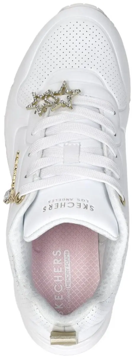 Skechers UNO GEN1 TRENDY JEWELS Meisjes Sneakers - Wit - afbeelding 5 van 6
