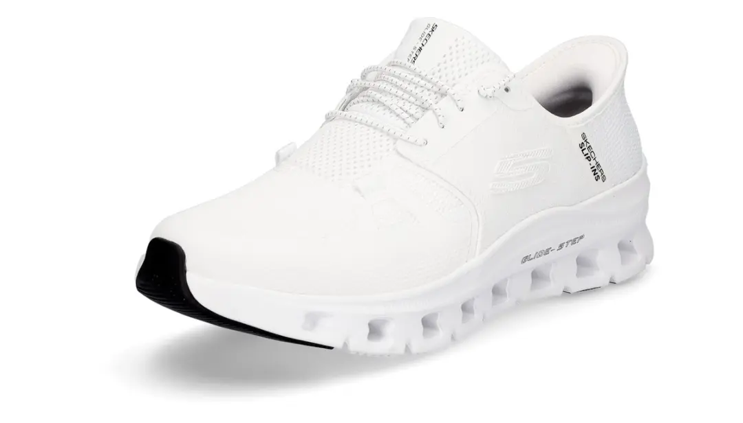 Skechers Sneaker Sport Men's Glide-Step pro Sneakers Slip ins Vegan 232930 WHT W