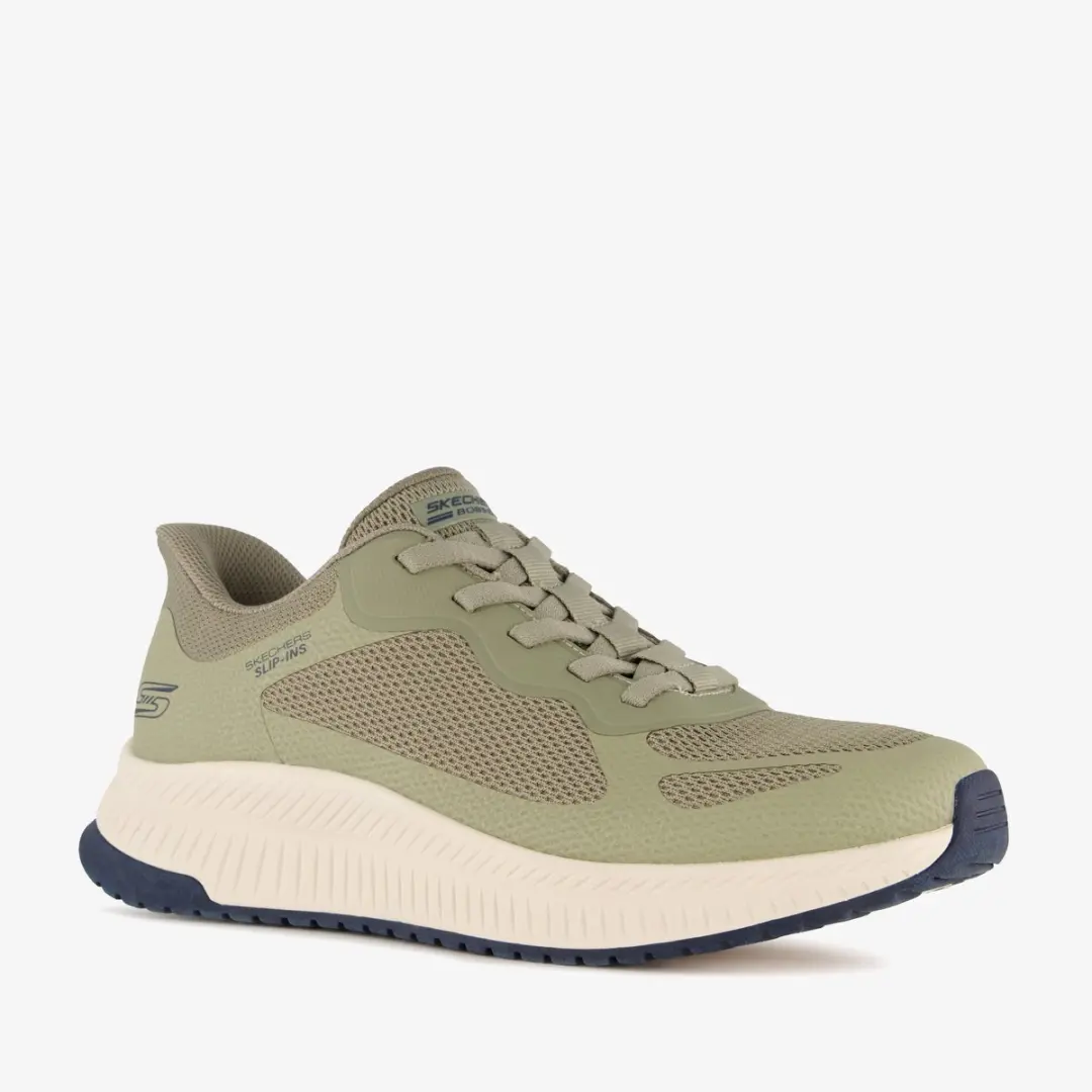 Skechers Slip-ins: BOBS Squad 4 heren sneakers groen