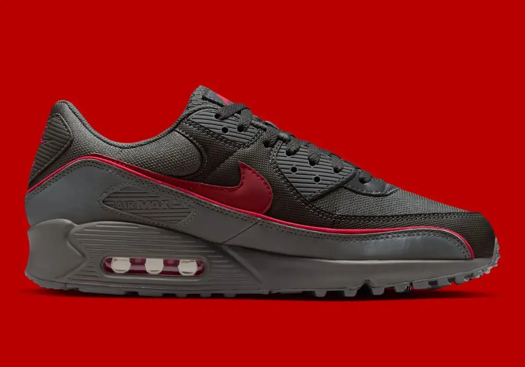 "Sneakers Nike Nike Air Max 90 PRM ""Iron Grey University Red"""