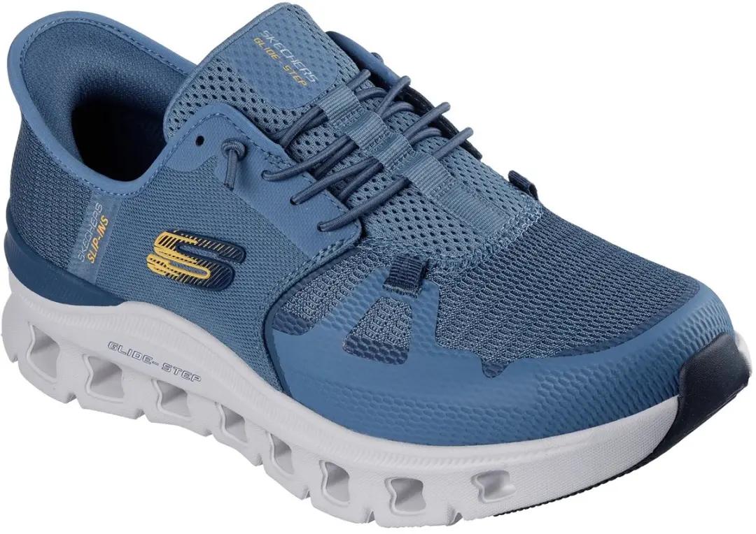 Skechers Slip-Ins Glide-Step Pro Sneakers - Licht Blauw - Maat 46 - afbeelding 3 van 6