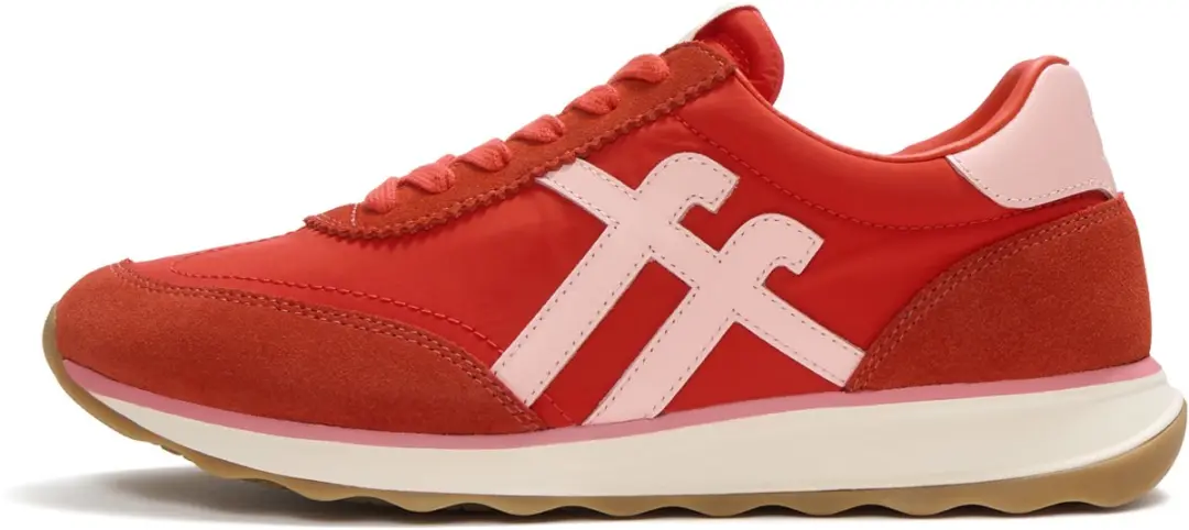FitFlop Retro-Q FF Fabric/Suede Sneakers Dames Sneakers