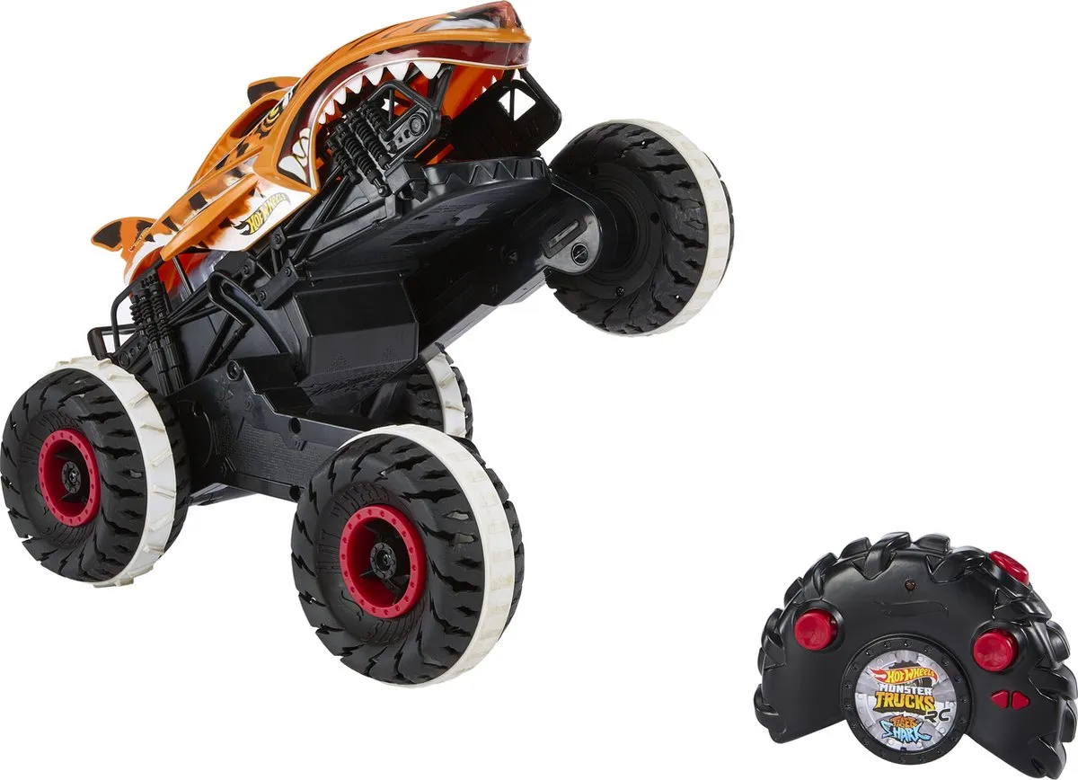 Hot Wheels Monster Trucks Unstoppable Tiger Shark HGV87 - Tijgerhaai
