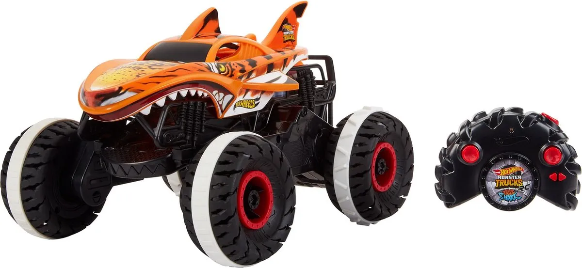 Hot Wheels Monster Trucks Unstoppable Tiger Shark HGV87 - Tijgerhaai