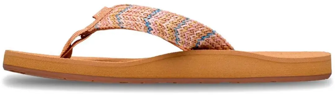 Roxy Porto Raffia Teenslipper - Bruin - afbeelding 4 van 4