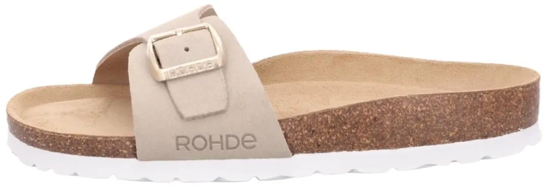 Rohde Sunnys N11 Slippers - Beige Suede - Maat 43 - afbeelding 6 van 6