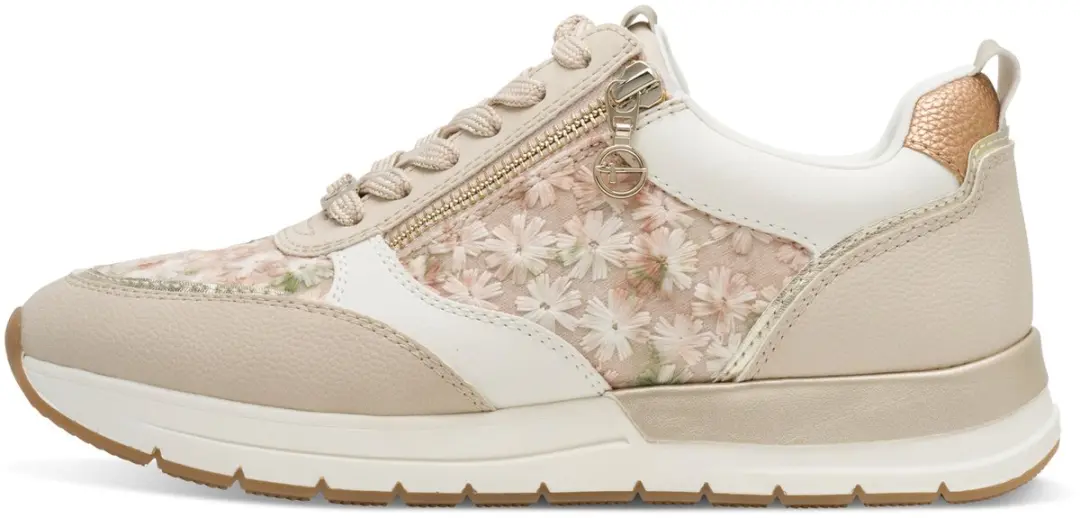 Tamaris Sneakers Laag Dames - Beige - afbeelding 2 van 6