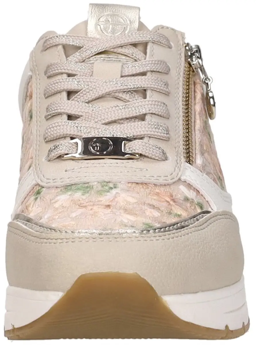 Tamaris Sneakers Laag Dames - Beige - afbeelding 3 van 6