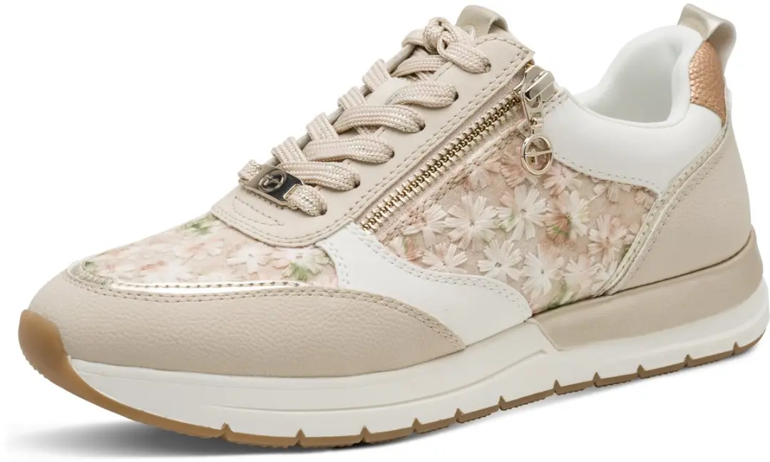 Tamaris Sneakers Laag Dames - Beige - afbeelding 5 van 6