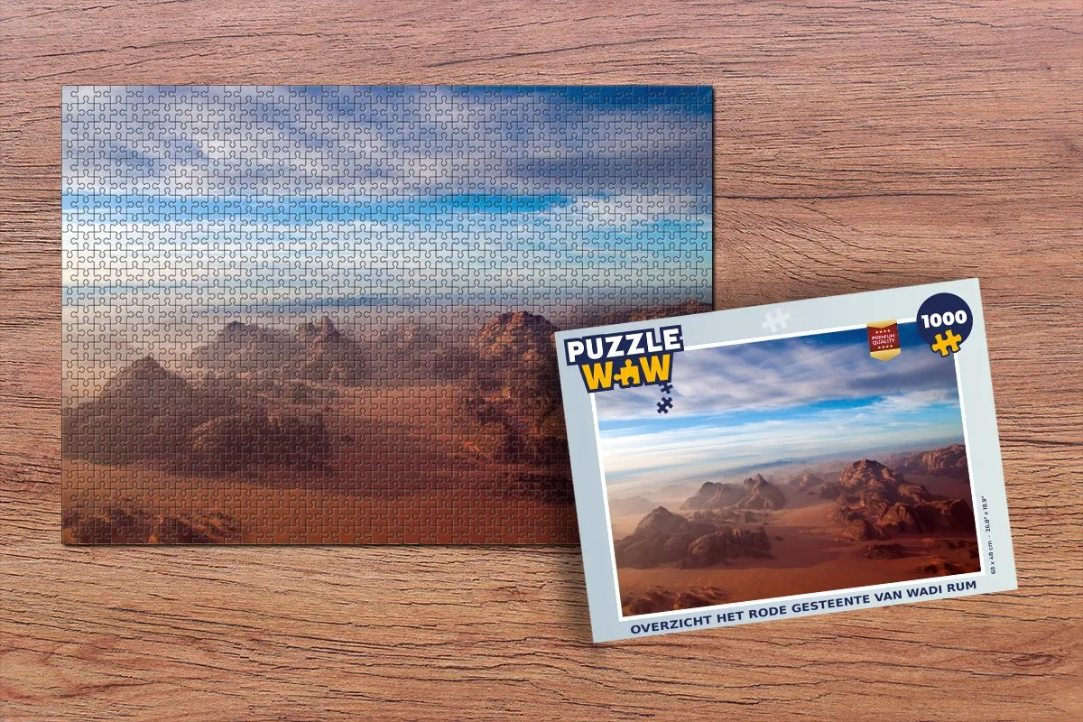 PuzzleWow Wadi Rum Legpuzzel 1000 Stuks - Multicolor