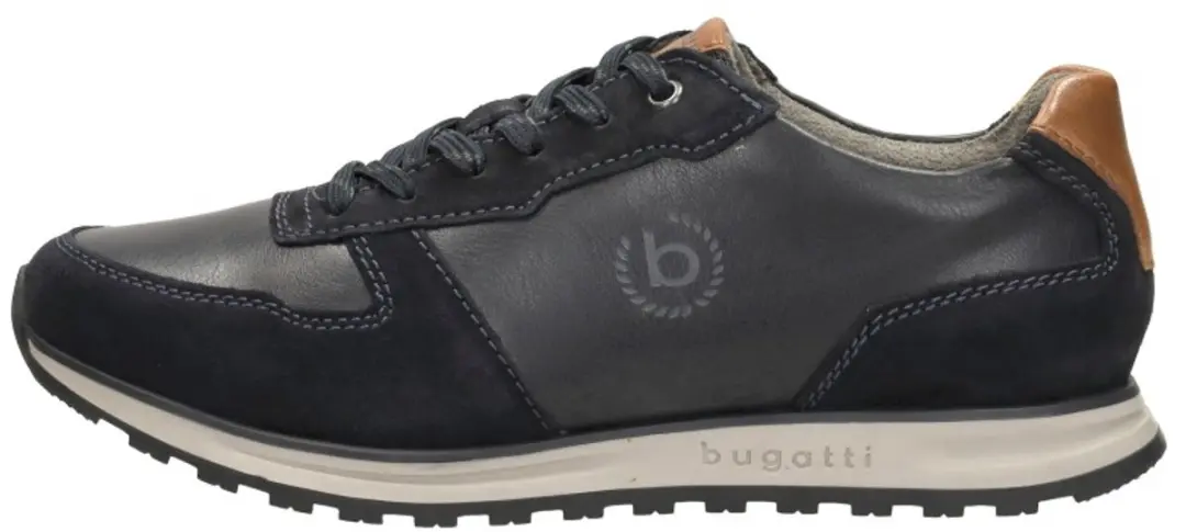 Bugatti Cirino Sneakers blauw Leer - Maat 41 - afbeelding 2 van 6