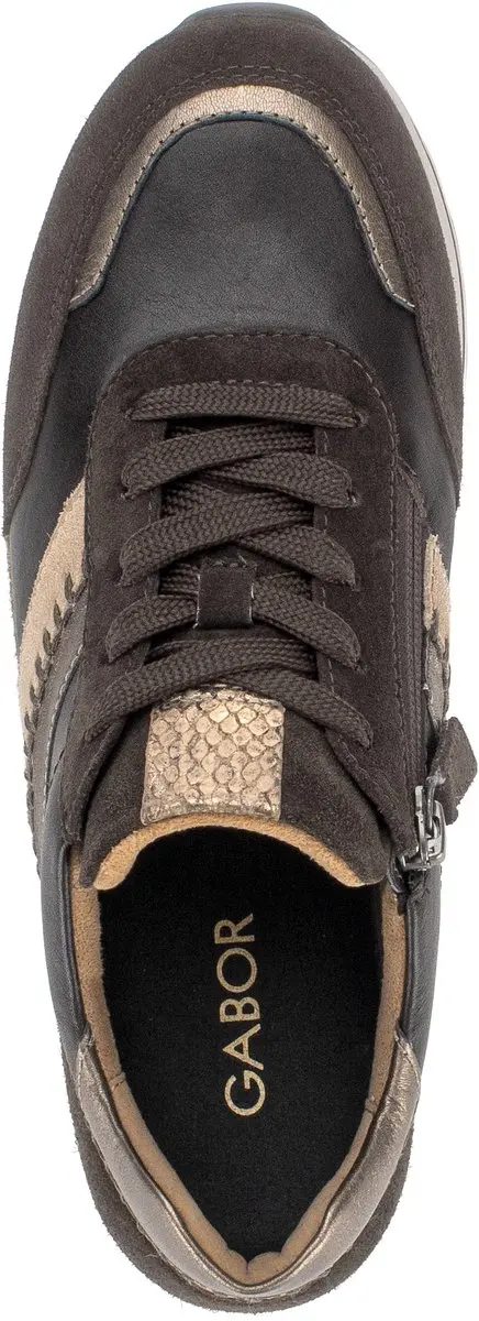 Gabor Dames Sneakers 6031.01 - Bruin - afbeelding 4 van 6