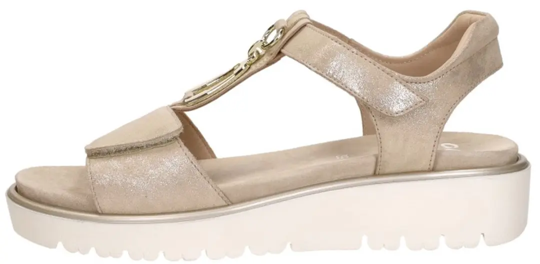 Ara Bilbao-S Sandalen Plat - goudkleur - Maat 42 - afbeelding 2 van 6