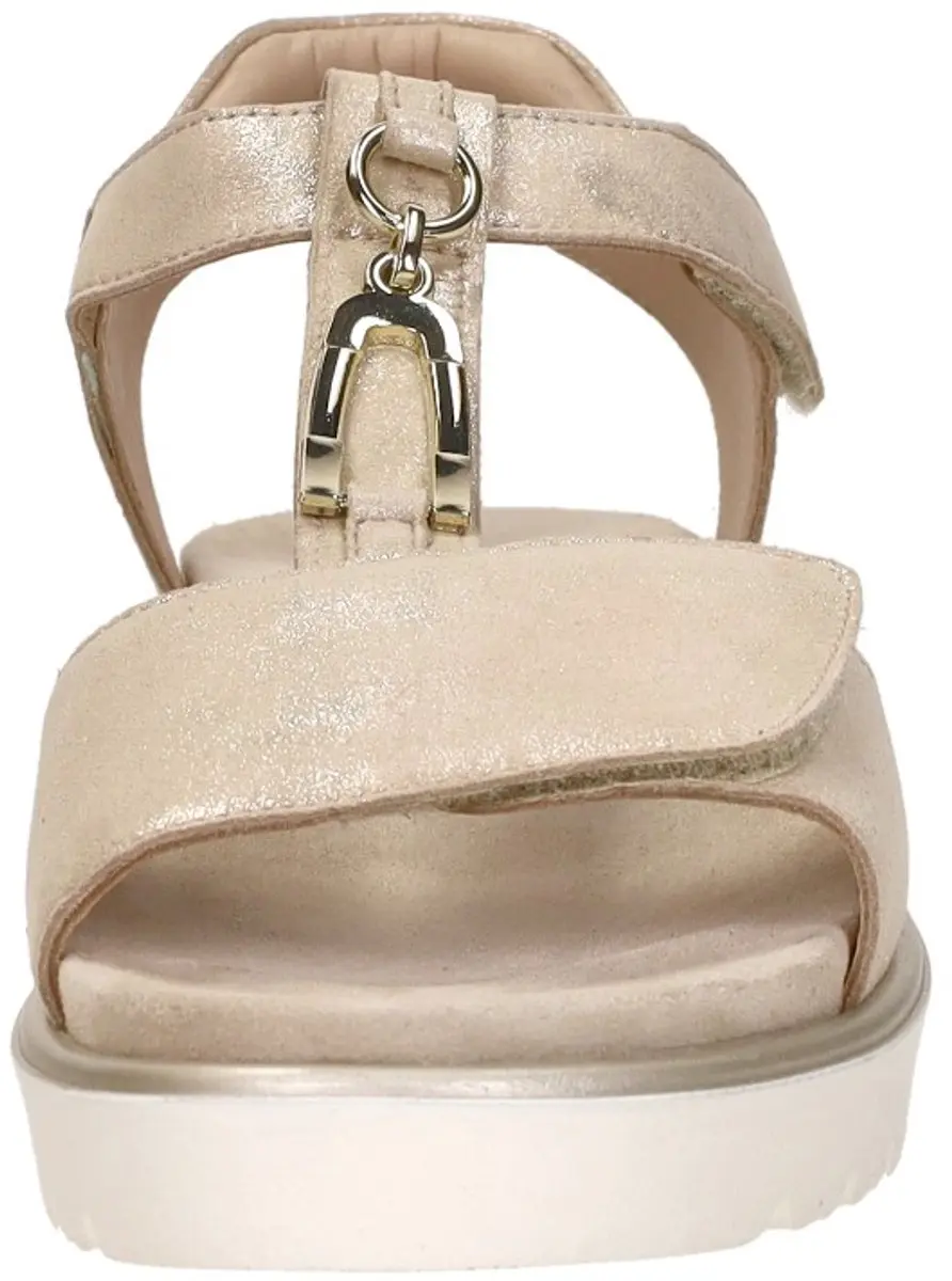 Ara Bilbao-S Sandalen Plat - goudkleur - Maat 42 - afbeelding 6 van 6