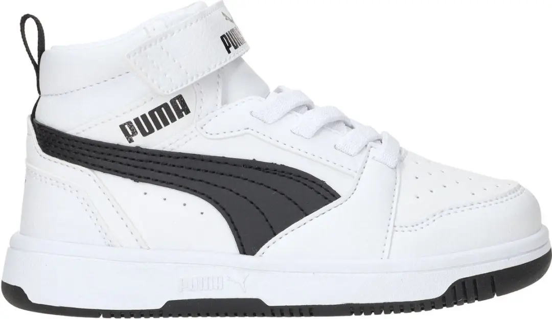 PUMA Puma Rebound V6 Mid AC+ PS Unisex Sneakers - PUMA White-PUMA Black - afbeelding 2 van 6