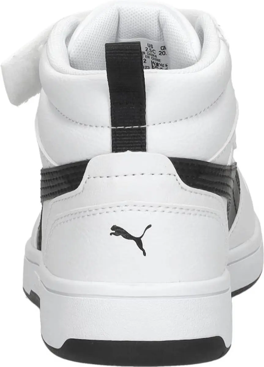 PUMA Puma Rebound V6 Mid AC+ PS Unisex Sneakers - PUMA White-PUMA Black - afbeelding 5 van 6