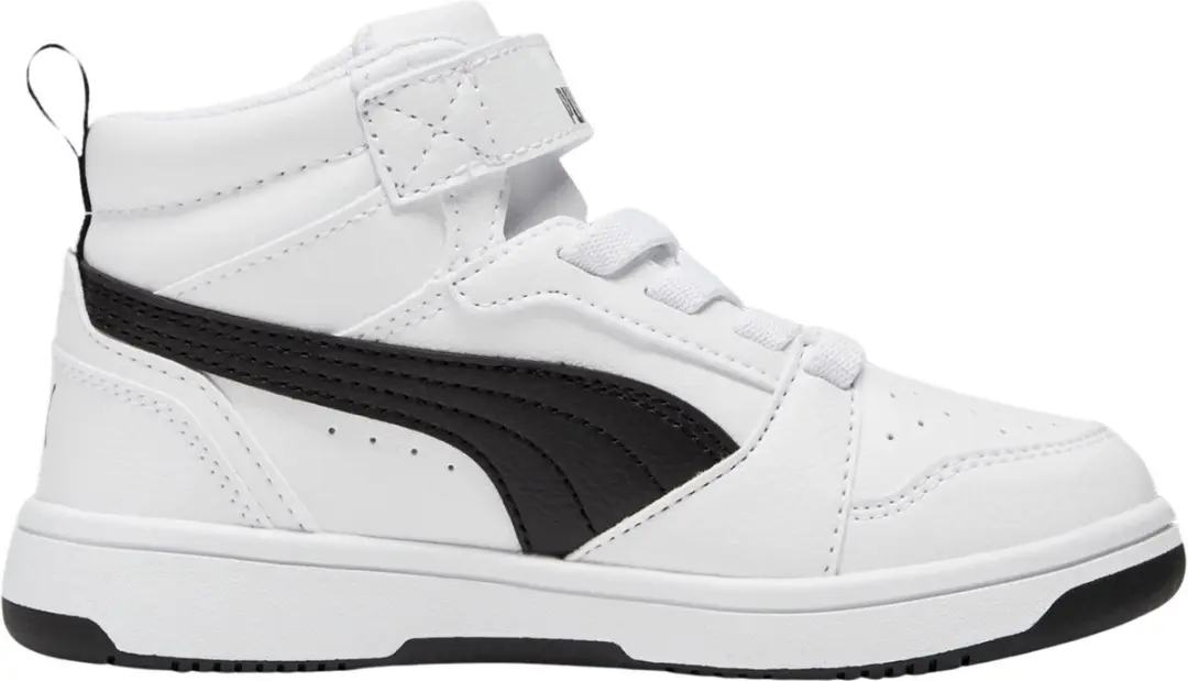 PUMA Puma Rebound V6 Mid AC+ PS Unisex Sneakers - PUMA White-PUMA Black - afbeelding 6 van 6