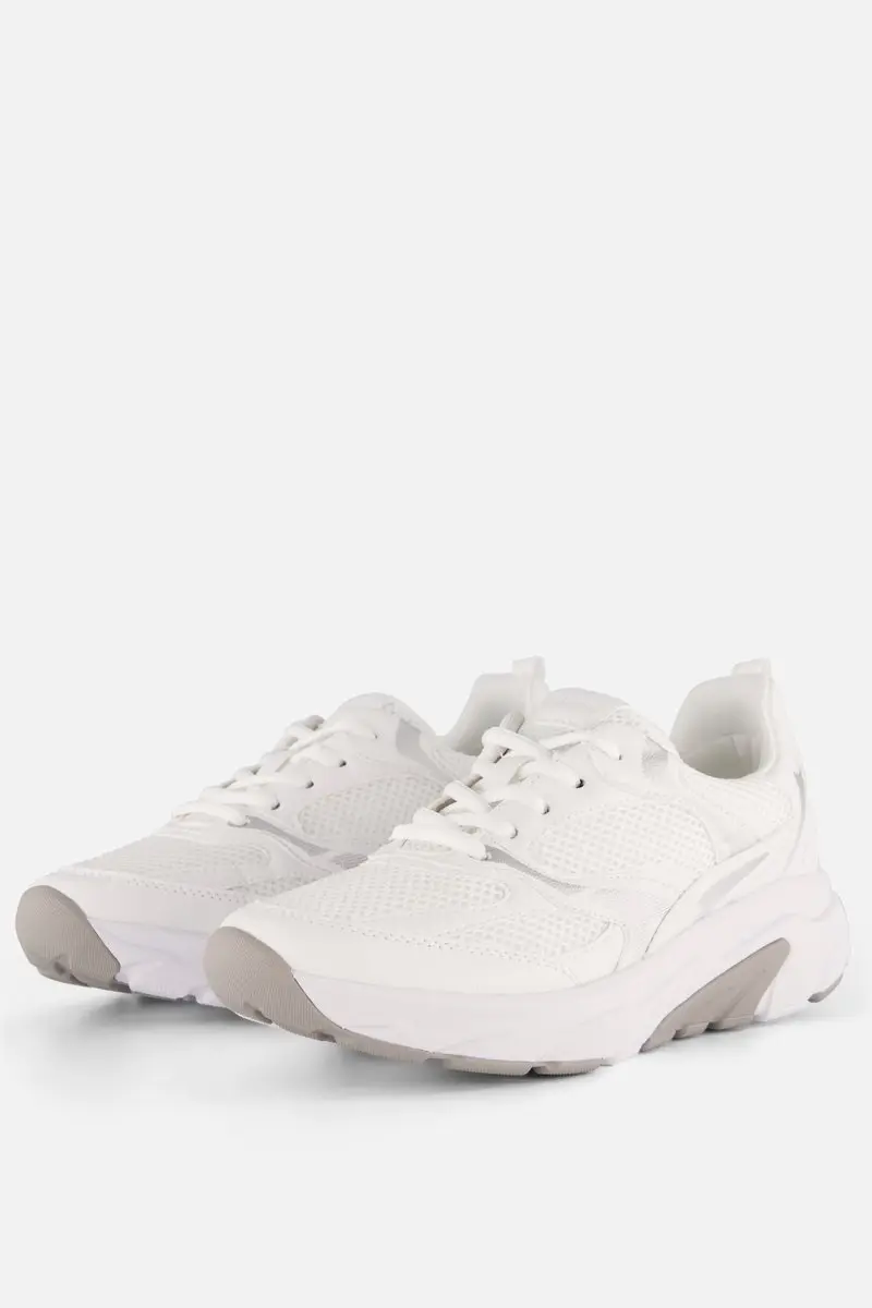 Gabor Rollingsoft Sneakers wit Textiel