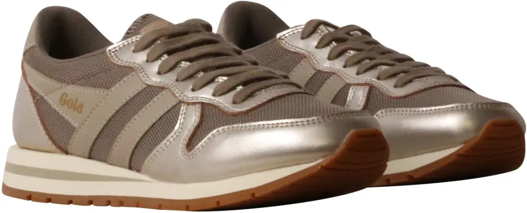Gola Daytona Glimmer CLB911 Schoenen - 41 - Rhino/Gold/Bone - afbeelding 6 van 6
