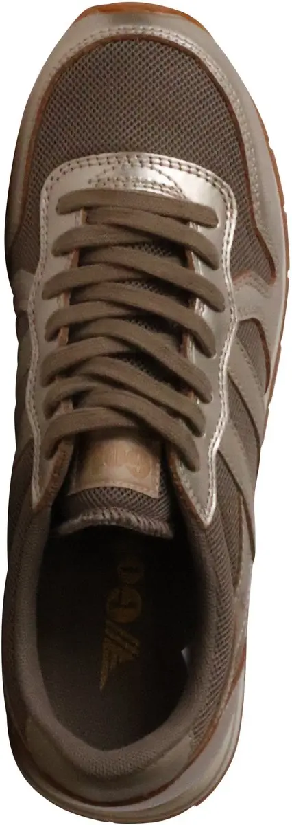 Gola Daytona Glimmer CLB911 Schoenen - 41 - Rhino/Gold/Bone - afbeelding 3 van 6