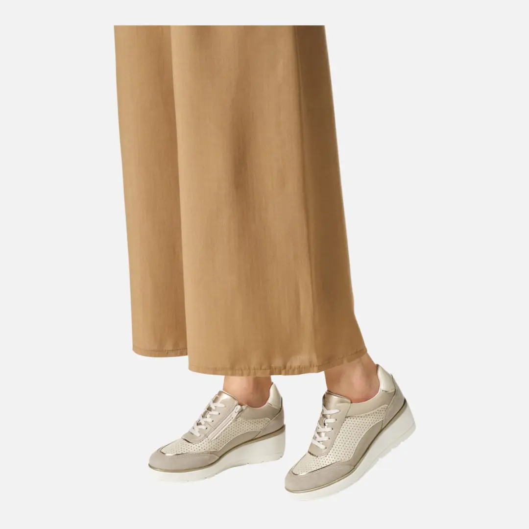Geox Ilde Dames Sneakers - Maat 38 - Beige