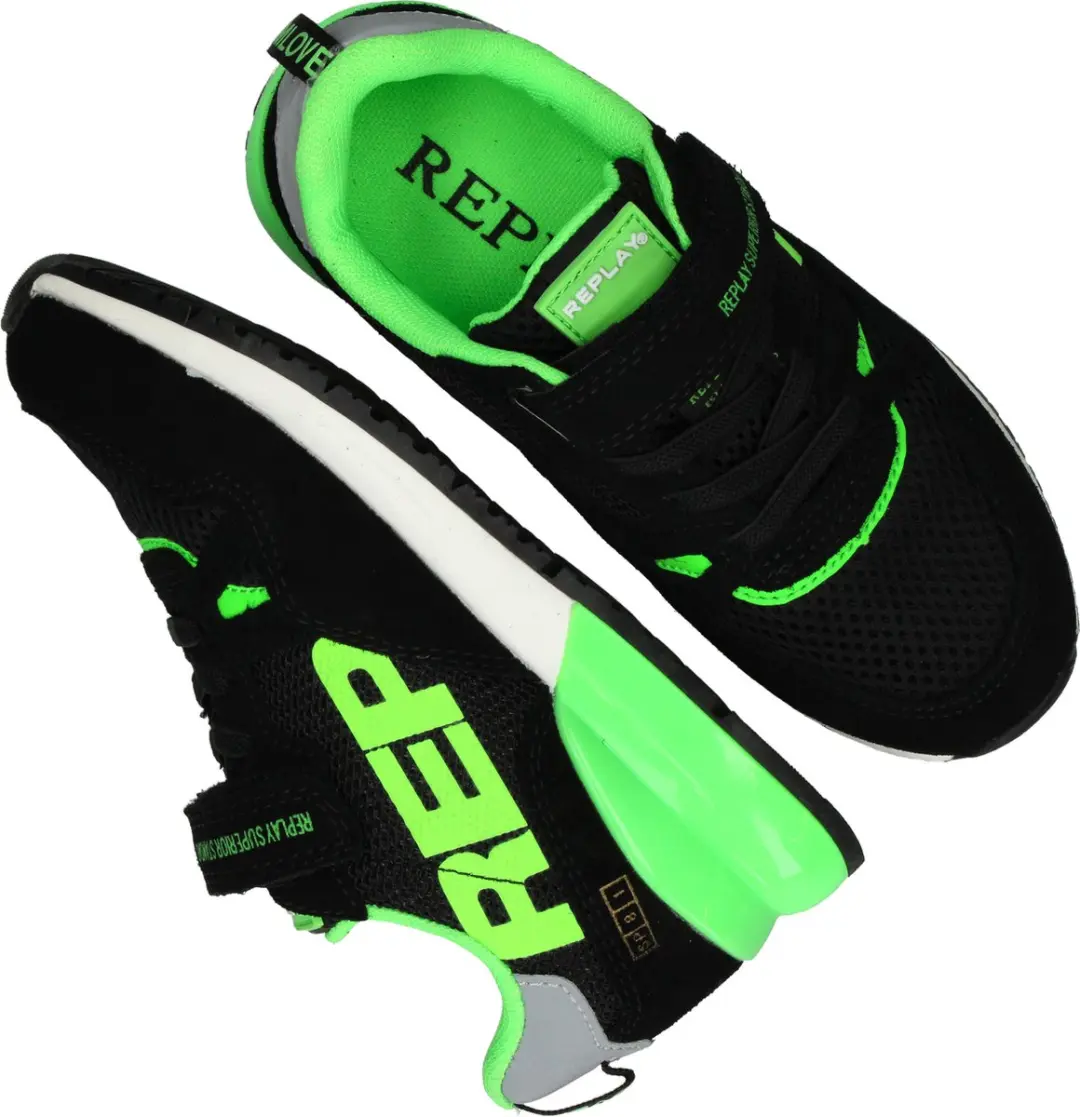 Replay Shoot Jr8 Lage sneakers - Jongens - Zwart - Maat 30 - afbeelding 6 van 6