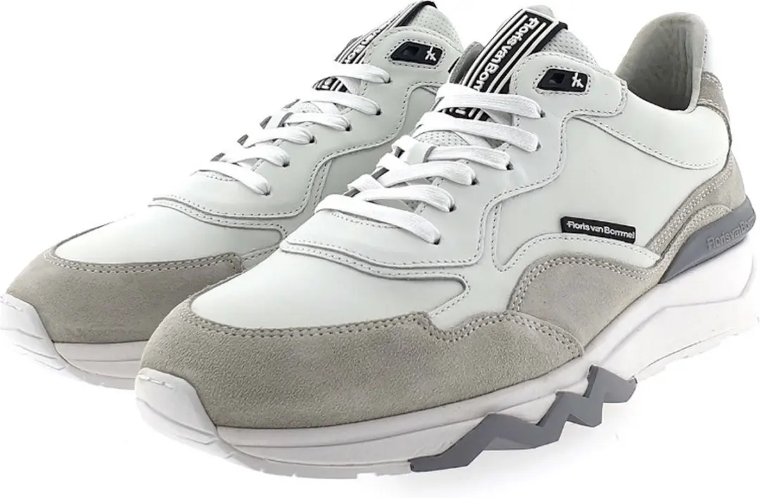 Floris van Bommel De Zager 02.15 Sneakers - Wit - Maat 42.5