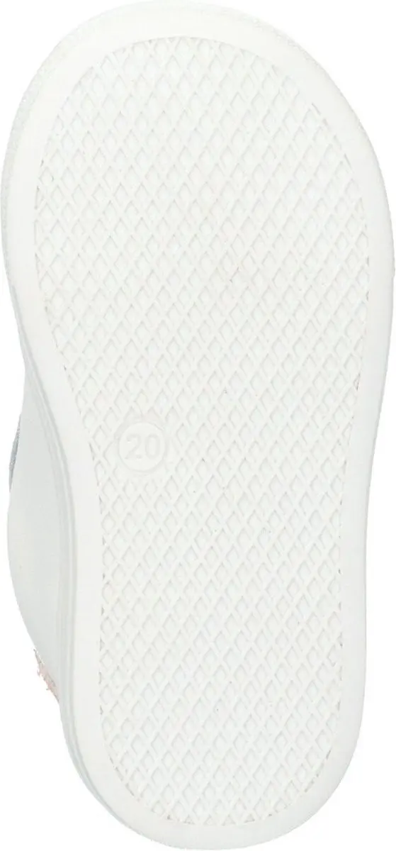 BunniesJR Fenn Firm Lage Sneakers 224230-500-22 - Maat 22 - Wit/Rozig