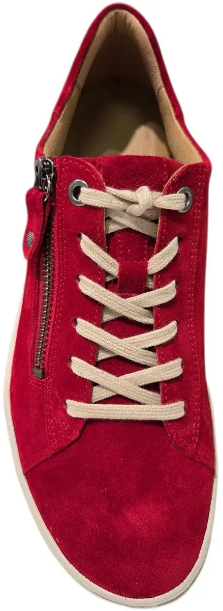 Hartjes Phil 162.1401/30 Sneakers - Rood Suede Dames 41