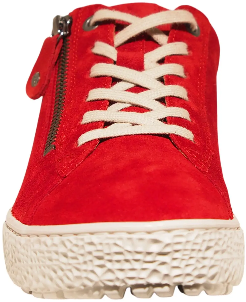 Hartjes Phil 162.1401/30 Sneakers - Rood Suede Dames 41