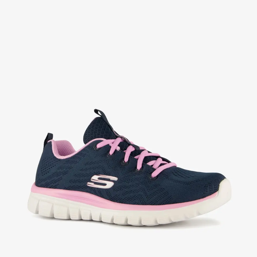 Skechers Graceful Get Connected dames sneakers blauw