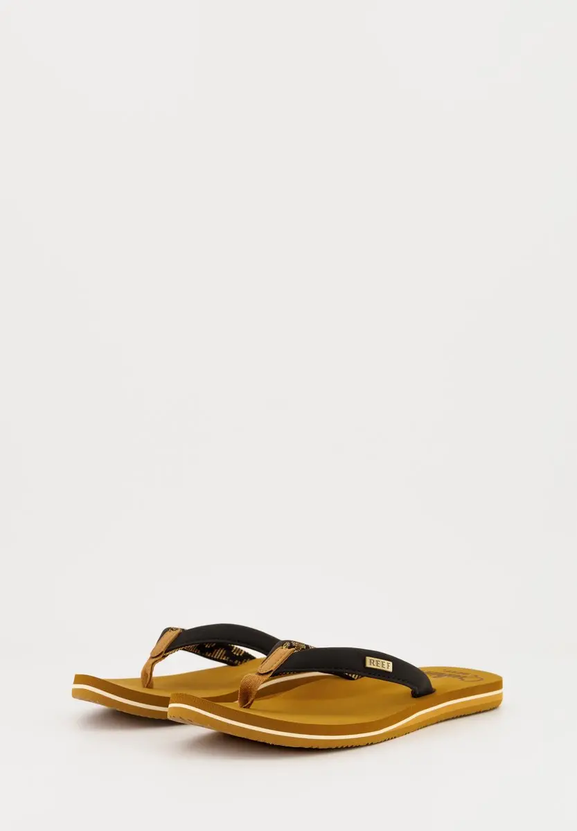 Reef Cushion Sands Teenslipper - Zwart/Bruin Maat 40
