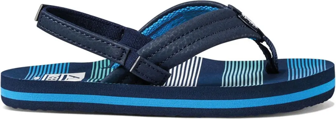 Reef Little Ahideep Sea Stripes Teenslipper 23 - Blauw