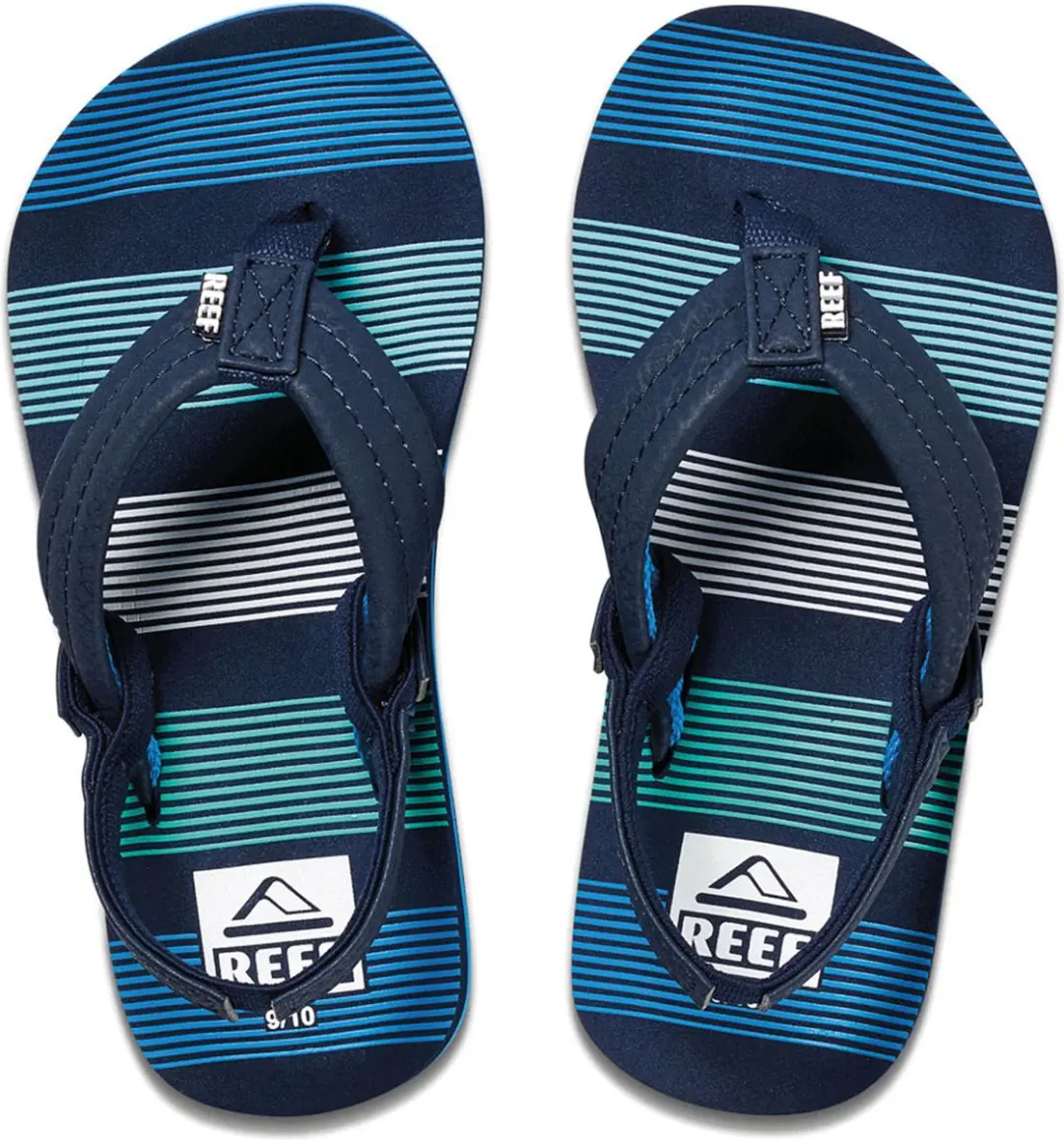 Reef Little Ahideep Sea Stripes Teenslipper 23 - Blauw