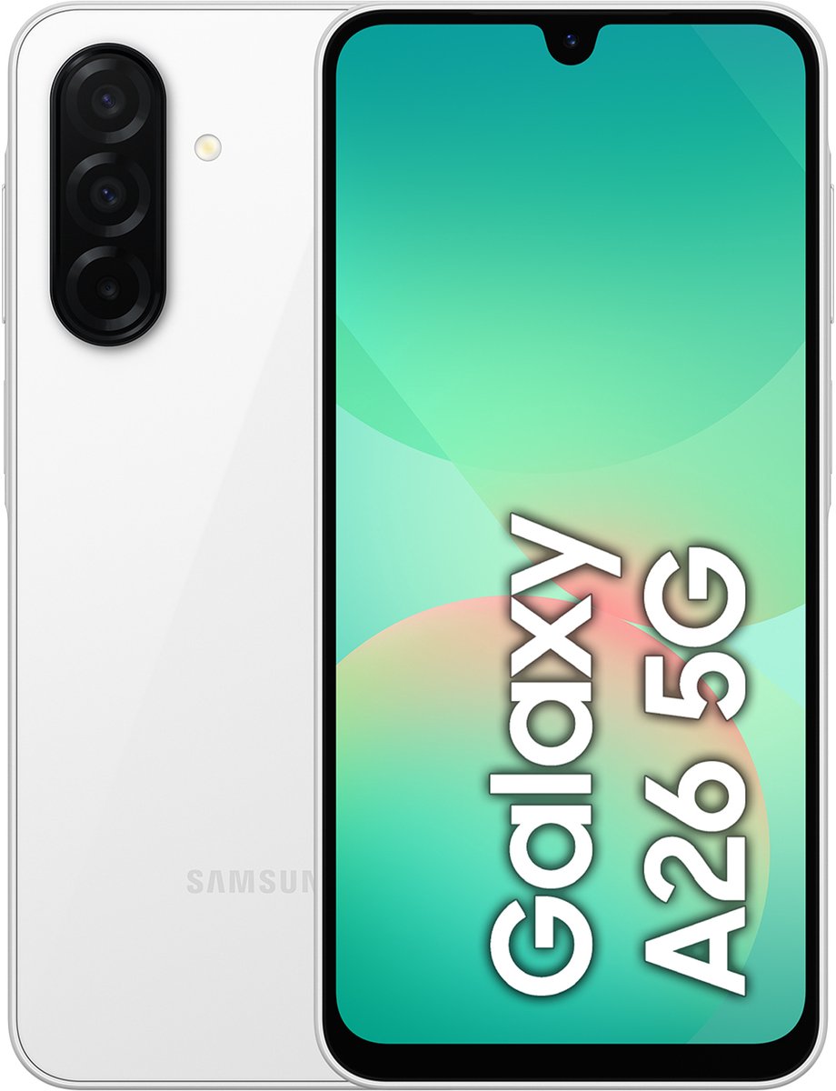 Samsung Galaxy A26 5G - 128GB - Wit