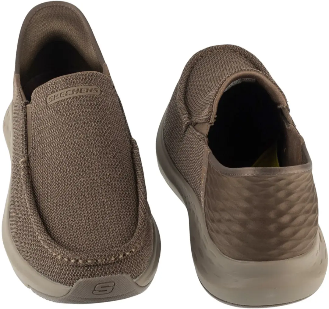Skechers Slip-Ins Parson Ralven Heren Instappers - Beige - 42.5 - afbeelding 5 van 5